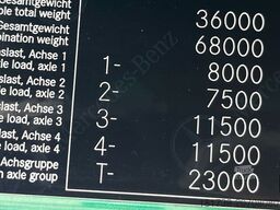 Mercedes-Benz Arocs 3563 8 × 4 / 630 HP /steered axle