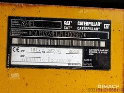 Caterpillar 324EL Mono giek - CE - Engcon met grijper - Air...
