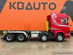 Scania R 580 8x4 PALFINGER / L=5600 mm / RETARDER