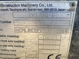 Hitachi ZX170W-6 with 3 buckets