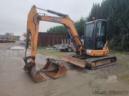 Case CX50B with 3 excavator buckets