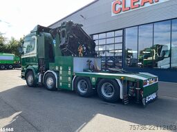 Scania R 490 8x4 Euro 6 Effer 140 Tonmeter laadkraan +...