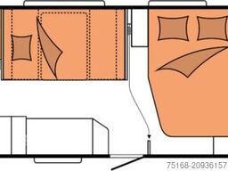 HOBBY De Luxe 545 KMF Modell 2026 / 2000 kg