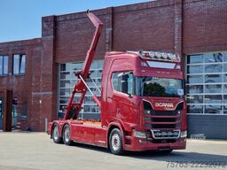 Scania S580 V8 NGS Highline 6x2 - AJK Hydrolift hook -...