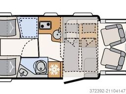 DETHLEFFS Just Camp T 7052 EB Markise/FT/Multimedia