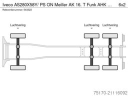 Iveco AS280X58Y/ PS ON Meiller AK 16. T Funk AHK Cam