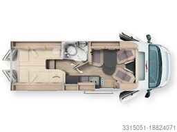 MALIBU 640 LE RB Two Rooms Coupé ACC+Dieselheizung