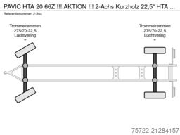 PAVIC HTA 20 66Z !!! AKTION !!! 2-Achs Kurzholz 22,5