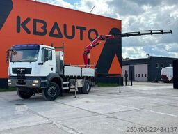 MAN TGM 18.340 4x4 HMF 1720-K5 / PLATFORM L=5009 mm