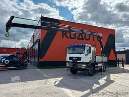 MAN TGM 18.340 4x4 HMF 1720-K5 / PLATFORM L=5009 mm