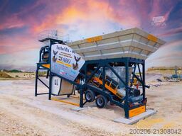 FABO mobile concrete mixing plants 60 m³/h Mobile Concrete Mixing Plant