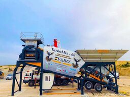 FABO mobile concrete mixing plants 60 m³/h Mobile Concrete Mixing Plant