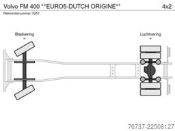 Volvo FM 400 **EURO5-DUTCH ORIGINE**