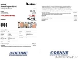 BENIMAR Amphitryon A998 Ausstellungsnachlass €12.550,00