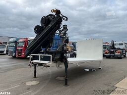 Laadplateau met Hiab 14 Tonmeter laadkraan 