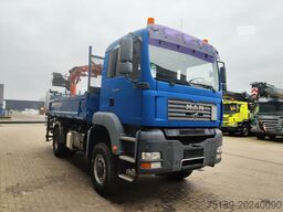 MAN TGA 18.350 4x4 Meiller 3 Seitenkipper Atlas 105...