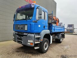 MAN TGA 18.350 4x4 Meiller 3 Seitenkipper Atlas 105...