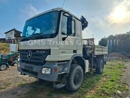 MERCEDES-BENZ Actros 1841 / 4X4 / Kipper+ 16m Kran / WENIG KM