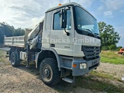 MERCEDES-BENZ Actros 1841 / 4X4 / Kipper+ 16m Kran / WENIG KM
