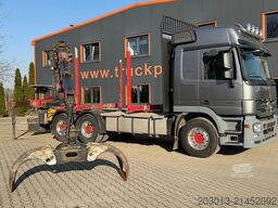 MERCEDES-BENZ Actros 2660 6x4 Holztransport mit Kran Penz 10Z8