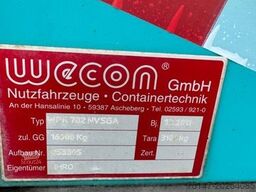 WECON Jumbo BDF Wechselbrücke 7,82m Hubdach