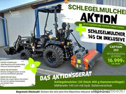 Captain 25 PS Traktor Schlepper FL Mulcher 1,45m