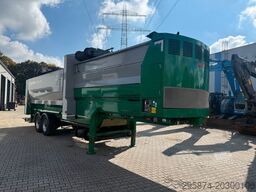 Komptech Cribus 3800 Trommelsiebanlage Auflieger