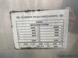 Feldbinder TSA 24.3 Tank / 24.000 LT / Inox / SAF + Disc
