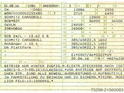 SCHMITZ CARGOBULL SCS 24/L - 13.62 / Lift/ CONTAINERVERRIEGELUNG !