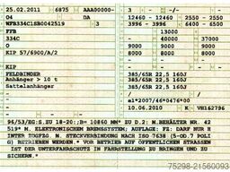 FELDBINDER KIP 57/6900/A/2 / Kippsilo / Alu-Felgen / 57m3