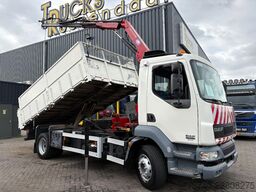 DAF LF 55.220 + HMF 735 K2 -- 2X EXT. + TIPPER + 3 ...