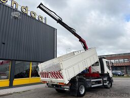 DAF LF 55.220 + HMF 735 K2 -- 2X EXT. + TIPPER + 3 ...
