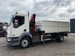 DAF LF 55.220 + HMF 735 K2 -- 2X EXT. + TIPPER + 3 ...