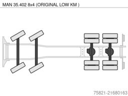 MAN 35.402 8x4 (ORIGINAL LOW KM )