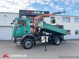 MAN TGM 18.280 4x4 BB*Terex-Kran*Meiller-Kipper*