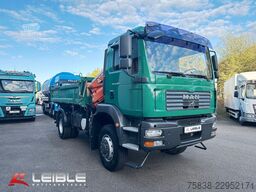 MAN TGM 18.280 4x4BB*Terex-Kran*Meiller-Kipper*