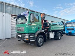 MAN TGM 18.280 4x4BB*Terex-Kran*Meiller-Kipper*