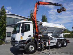Mercedes-Benz Arocs 2636 / 6x4 / HDS Fassi / 3-Way Tip