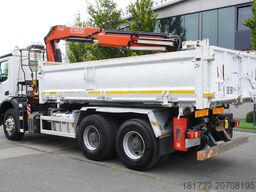 Mercedes-Benz Arocs 2636 / 6x4 / HDS Fassi / 3-Way Tip