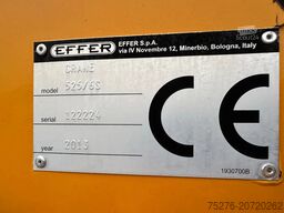 Volvo FH 480 6x4 Effer 525/6S + Fly Jib 6S ,Winch Euro 5