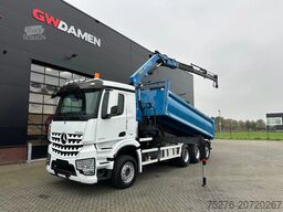 Mercedes-Benz Arocs 3243 8x4 Tridem Kipper/Kraan Euro 6
