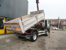 MAN TGM 18.250 + PALFINGER 11.001K + TIPPER + EURO 5
