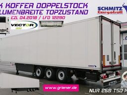SCHMITZ CARGOBULL SKO 24/CARRIER 1550/DOPPELSTOCK/BLUMEN 258tsd km