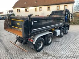 MERCEDES-BENZ Arocs 3251 8x4 BB Meiller Bordmatik neu bereift