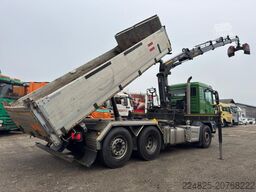 MAN TGS 26.360 Dreiseitenkipper + Hiab X-HIDUO 188