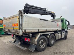 MAN TGS 26.360 Dreiseitenkipper + Hiab X-HIDUO 188