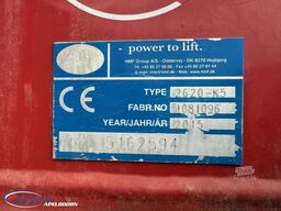 Scania R580 V8 8x4 Reduction axles