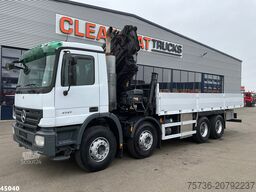 Mercedes-Benz Actros 4141 8x4 manual Hiab 32 Tonmeter laadkra...