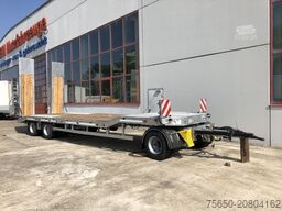 Möslein T 3-6,60 VB  3 Achs Tieflader- Anhänger, Luftgefedert, Verbreiterung