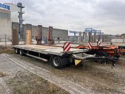 Möslein TO 3 F Schwebheim 3 Achs Tiefladeranhänger 9 m Ladefläche